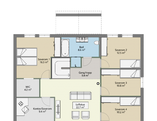 HJERTTIND - PLAN 2 - FERDIGHUS AS