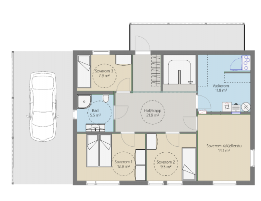 ISTIND - PLAN 1 - FERDIGHUS AS