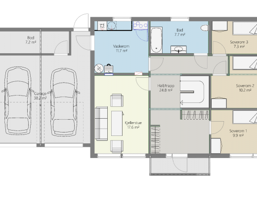STORALA - PLAN 1 - FERDIGHUS AS