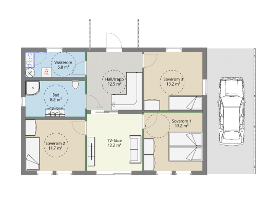 STORTIND - PLAN 1 - FERDIGHUS AS
