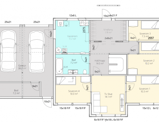 STORALA - PLAN 1 - FERDIGHUS AS
