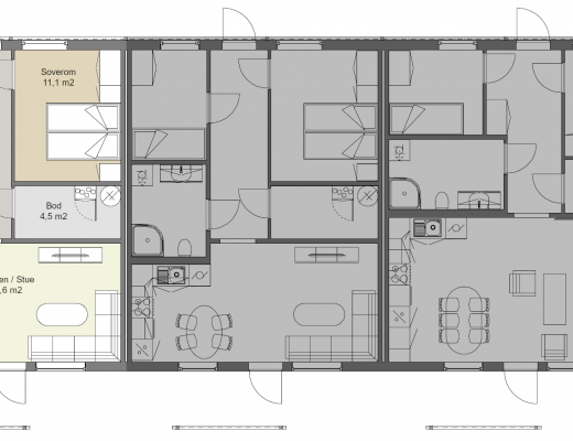 MOEGGA - PLAN 1 A - FERDIGHUS AS