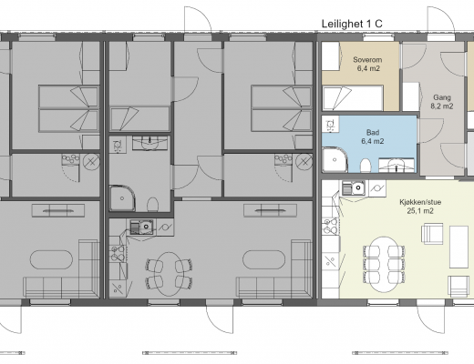 MOEGGA - PLAN 1 C - FERDIGHUS AS