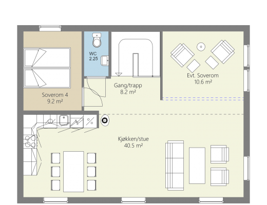 LYSNES - PLAN 2 - FERDIGHUS AS